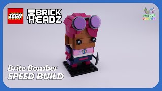 Lego Brickheadz  40728  Brite Bomber 254  Lego Speed Build [upl. by Eilak789]