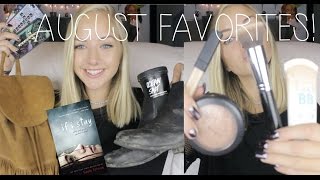 August Favorites 2014  Maddi Bragg [upl. by Eelarual]