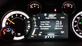 Ram 1500 EcoDiesel Cold Start 21°C6°F [upl. by Zoarah313]