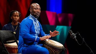 How traditional djembe drumming can help heal trauma  Francis Agyakwa  TEDxMileHigh [upl. by Enomis190]