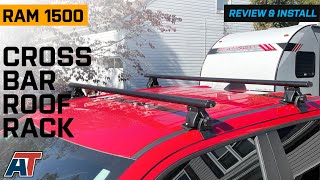 20132023 RAM 1500 Traveler Cross Bar Roof Rack Black Review amp Install [upl. by Dusa]