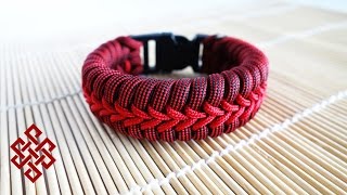 How to Make Stormdranes Center Stitched Fishtail Paracord Bracelet Tutorial [upl. by Sinnel815]