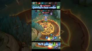 Gatotkaca best combo ✅✅mlbb [upl. by Keiko48]