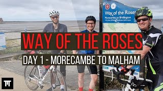 Way of the Roses Morecambe  Bridlington Day 1 Morecambe  Malham HD 1080p [upl. by Eitnom]