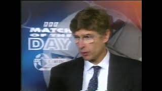 A Very Young Arsene Wenger Interviewing After Arsenal Beat Blackburn Rovers  1996 [upl. by Theodore]