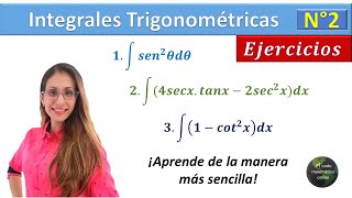 Integrales trigonométricas N° 2  Integración [upl. by Ibrahim32]