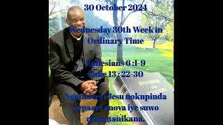 Fr Makamure 30 October 2024Ngatiziveyi Jesu nokupinda nepaari anova iye suwo rakamanikana [upl. by Netneuq315]