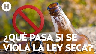 ¿Cárcel y multa Estas serán las sanciones por violar la ley seca este 15 y 16 de septiembre [upl. by Eened]