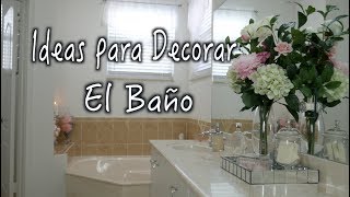 IDEAS PARA DECORAR EL BAÑODECORAR TU BAÑODECORACION DE BAÑOS diy decor bathoroom [upl. by Farron]