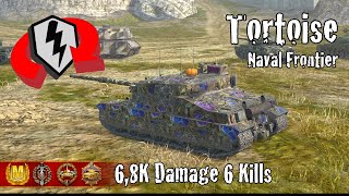 Tortoise  68K Damage 6 Kills  WoT Blitz Replays [upl. by Douglass]