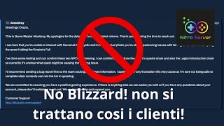 Ecco come Blizzard affronta i problemi degli utendi di World of Warcraft buggati VERGOGNA [upl. by Eisnil]