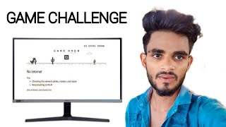 No internet game challenge 😱😱google chrome no internet game challenge [upl. by Ayyn779]