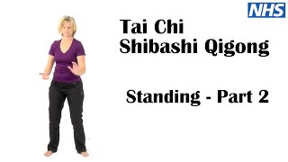 Tai Chi Shibashi Qigong Standing  part 2 [upl. by Capon597]