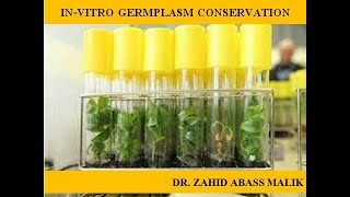 Invitro Germplasm Conservation Seed ConservationGene Banks in Hindi Urdu English by Dr Zahid [upl. by Lunna]