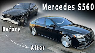 I BOUGHT A WRECKED 2019 MERCEDES S560 FOR MYSELF [upl. by Nirehtac882]