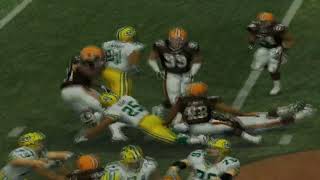 Madden 12  PS2 Gameplay  Green Bay Packers vs Cleveland Browns [upl. by Ytirehc160]