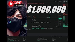 LIVE  1800000 Million Dollar BANG Bitcoin GME Trading  LIVE [upl. by Ydderf420]