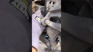 How to remove the rear shock absorber of Civic FC fyp [upl. by Thurman]