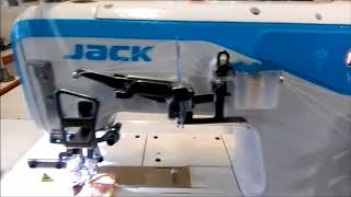 JACK W4 Interlock Sewing Machine  Máquina de recobrimento [upl. by Autry]