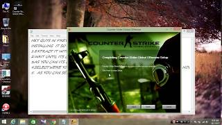 How to install counter strike global offensive war zone  ALL SKINS FREE NOSTEAM [upl. by Acisseg]