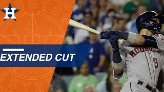 Extended Cut Marwin Gonzalezs homer off Jansen ties it in 9th of Game 2 of the World Series [upl. by Jahdal]