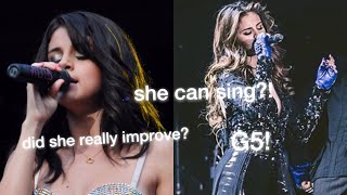 Selena Gomezs Singing Then VS Now [upl. by Aelgna217]