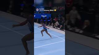 Remember Simone is over a foot shorter too🤯 gymnastics ronaldo simonebiles jump [upl. by Weider]