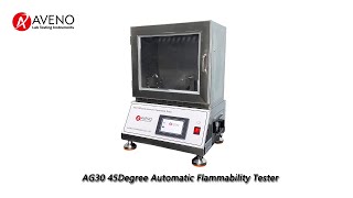 AG30 45Degree Automatic Flammability Tester 更新 [upl. by Ylus]