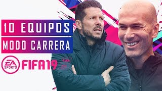 10 Equipos para Modo Carrera en FIFA 19 [upl. by Casmey]