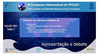 Simpósio de Literatura Brasileira Anelia Pietrani [upl. by Atiugal773]