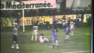 1978 March 1 Bastia France 7 Carl Zeiss Jena East Germany 2 UEFA Cup [upl. by Amoihc]