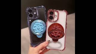 Suction Cup Shockproof Electroplating Mobile Phone Cases For Iphone 13 14 12 11 Pro 16 PRO MAX [upl. by Aihsemak74]