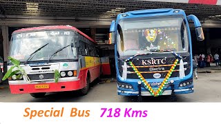 Decorated Special Bus  KSRTC MSRTC APSRTC NWKRTC KKRTC BMTC Buses  Bengaluru [upl. by Yvehc659]