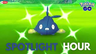 TRUBBISH Spotlight Hour 😍 Shiny Trubbish Hunt 🤩 Pokémon Go Live pokemongo shinypokemon [upl. by Leyes]