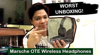 UNBOXING Marsche OvertheEar Wireless Headphones [upl. by Cleon9]