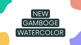 New Gamboge Watercolor  Paint Characteristics amp Color Mixing [upl. by Tat]