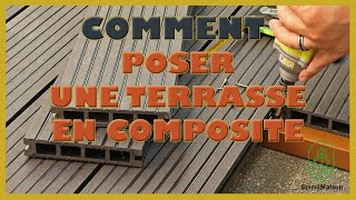 Comment poser une terrasse en composite [upl. by Notsae]