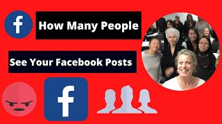 How To See How Many People see your posts  Facebook [upl. by Elleivad618]