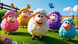 Sheep On The Hill  Baa Baa Black Sheep song  Nursery Rhymes  kidssong Cuckoobees14 [upl. by Malinowski]