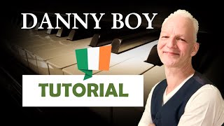 Danny Boy Piano Tutorial played with a touch of Blues [upl. by Otis]