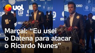 Pablo Marçal diz que usou Datena em debate da Record para atacar Ricardo Nunes [upl. by Niamert388]