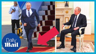 Putin walk and mystery limp Is the Russia President really dying  Russia Ukraine update [upl. by Galatea]