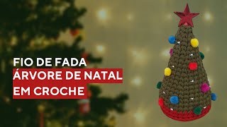 Curso Árvore de Natal de Crochê  Aula 04  Aplicando o Fio de Fada [upl. by Madella]