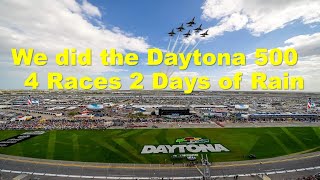 Experiencing all 4 Thrilling Races at the Daytona 500 Our Epic Journey Revealed [upl. by Elyagiba]