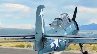 TBM Avenger Starts Up [upl. by Aderfla]