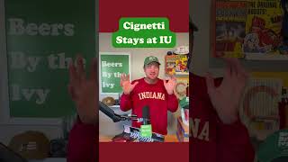 Curt Cignetti Stays At IU cignetti curtcignetti iufb indianafootball indiana football [upl. by Ilam]