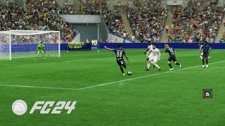 EA Sports FC 24  Ronaldinho GOAL  CELEBRATION PS5 [upl. by Ahsyekal]