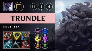 Trundle Top vs Camille Dominating  EUW Master Patch 1417 [upl. by Aniuqal]