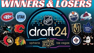 2024 NHL Draft Winners amp Losers [upl. by Miuqaoj]