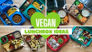 VEGAN LUNCHBOXES  SCHOOL  WORK LUNCH IDEAS  Week 4 [upl. by Valentia]